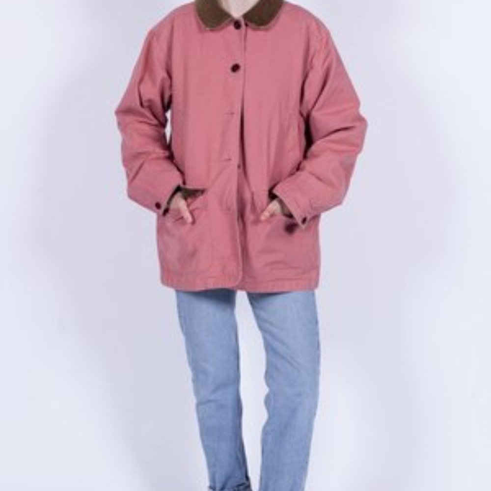 Vintage LL Bean Outerwear Jacket/Coat in Dusty Pink Size Small